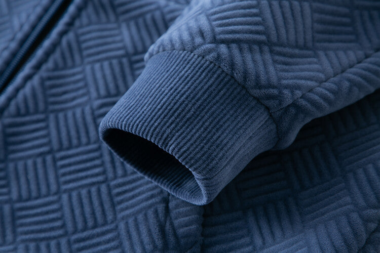 Men's Spring Striped Fleece Jacket