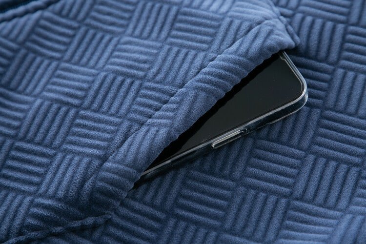 Men's Spring Striped Fleece Jacket