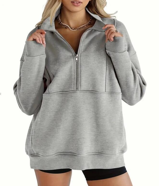 CozyZip Lapel Everyday Pullover Comfort