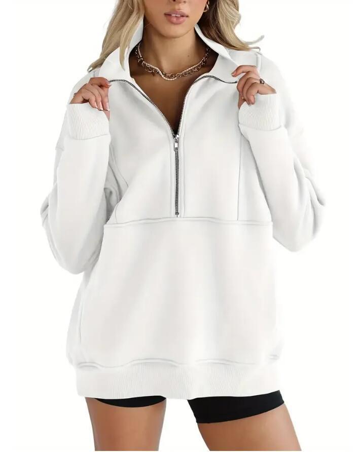 CozyZip Lapel Everyday Pullover Comfort